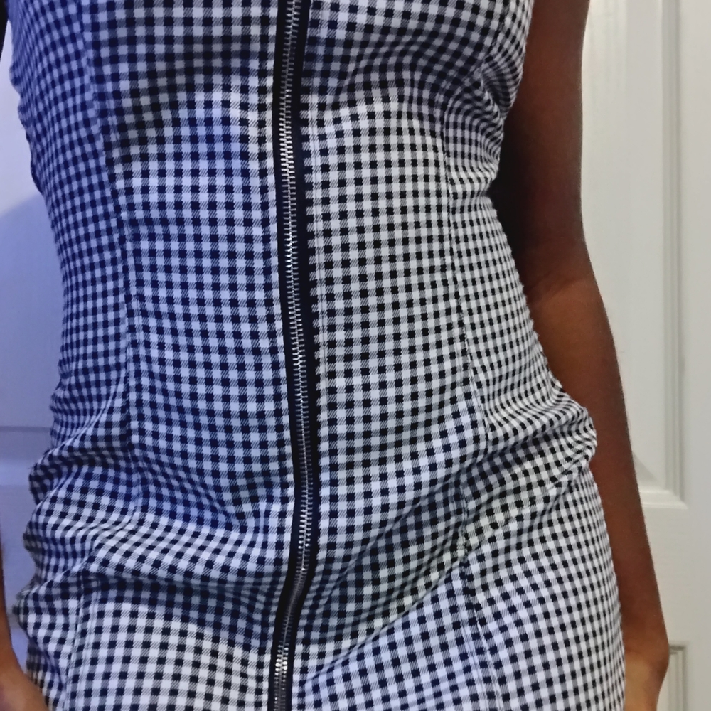 Forever 21 Monochrome Gingham Mini Dress